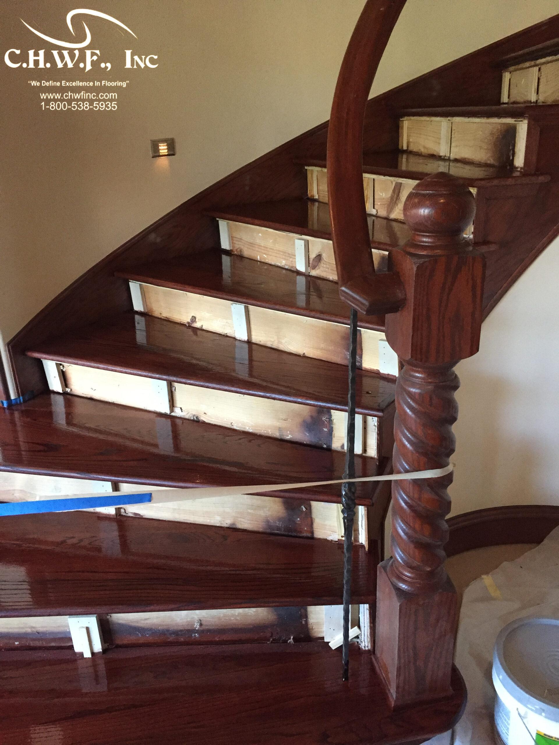 varnished staircase scaled